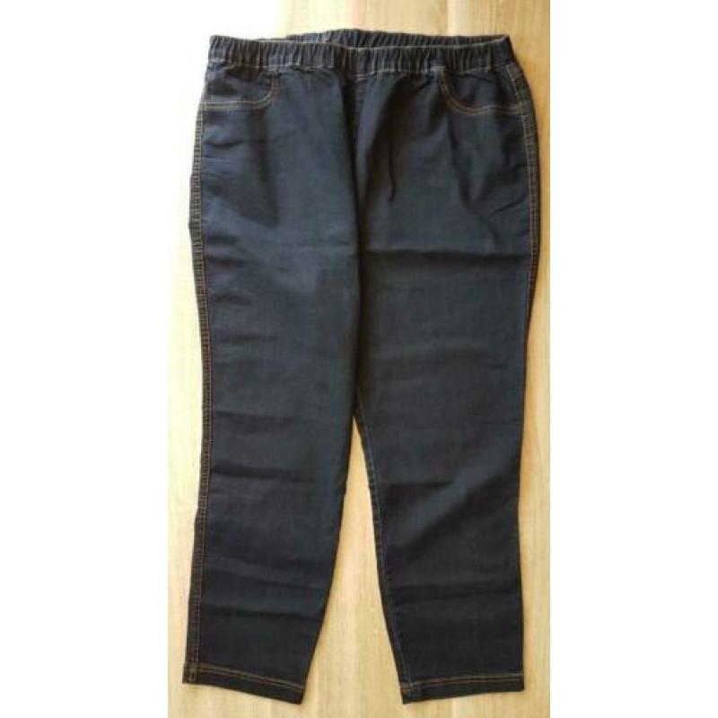 Broek, denim spijkerstof blauw (maat 3XL)NIEUW!!!
