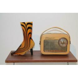 vintage Glazen laars