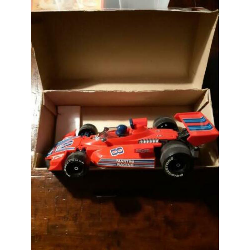 Vintage speelgoed racewagen F1 Alfa Romeo Brabham bt 45