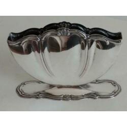 Art nouveau verzilverde servethouder
