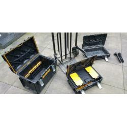 Gereedschaps trolley / wagen Dewalt inclusief 3 systainers