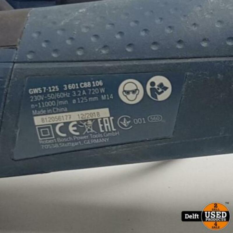 Bosch professional Slijptol GWS 22-230JH enBosch GWS 7-125.