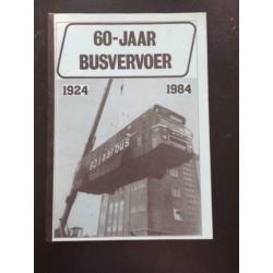 HTM 60 jaar Busvervoer 3 boeken