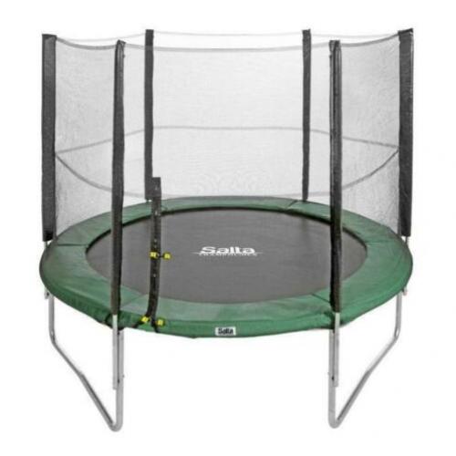 Salta trampoline 244 met veiligheidsnet | Groene rand 980