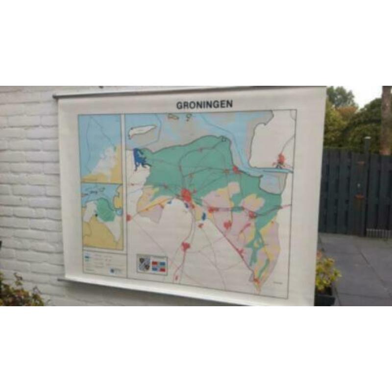 Provinciekaarten van Nederland 8 stuks