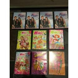 Grote set kinder en Disney dvd’s 76 stuks