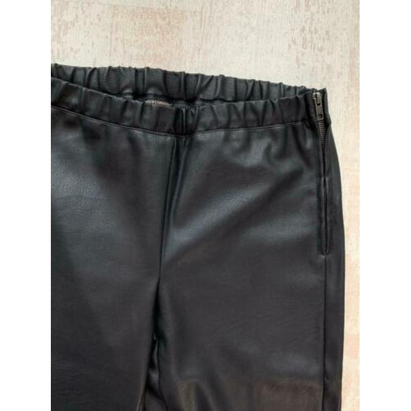 Imitatie leren broek van Soyaconcept maat 40 - Leatherlook