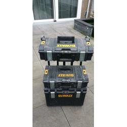 Gereedschaps trolley / wagen Dewalt inclusief 3 systainers