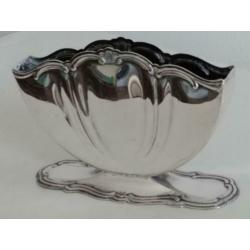 Art nouveau verzilverde servethouder