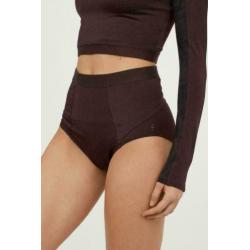 H&M High Waist Bikinibroekje, maat M, donkerpaars, NIEUW