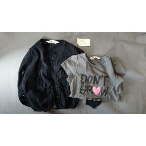maat 110-116 h&m en Hema