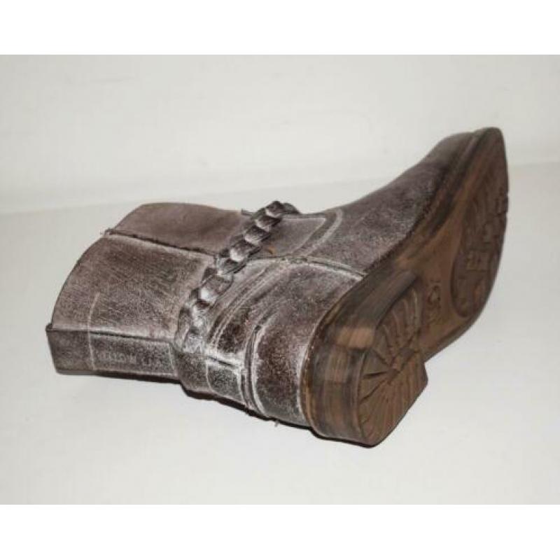 YELLOW CAB - leren Hooked laarzen Brown - maat 37