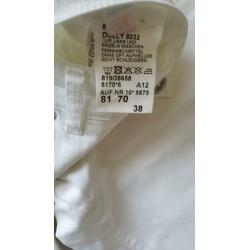 Witte angles jeans stretch met rechte pijp maat 38
