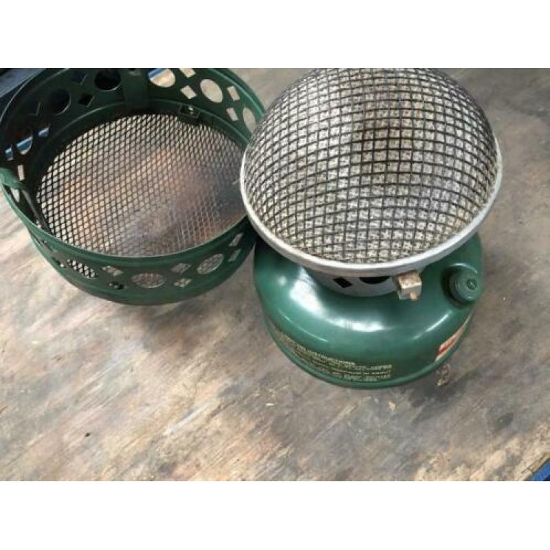 Coleman catalytic heater. Kampeer Kachel.