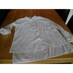 Z.g.a.n. ecru Forever21 blouse, maat S (=M)