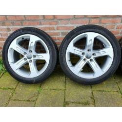Audi s line 17 inch velgen FACELIFT met Michelin banden 7mm