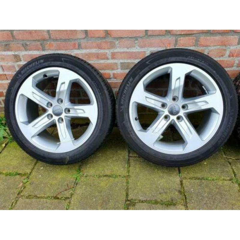 Audi s line 17 inch velgen FACELIFT met Michelin banden 7mm