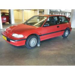 Honda Civic 1.5 I GLX PS 16V AUT U9 1991 Rood 61.433 Km NAP