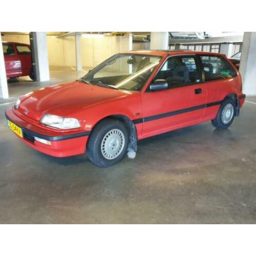 Honda Civic 1.5 I GLX PS 16V AUT U9 1991 Rood 61.433 Km NAP