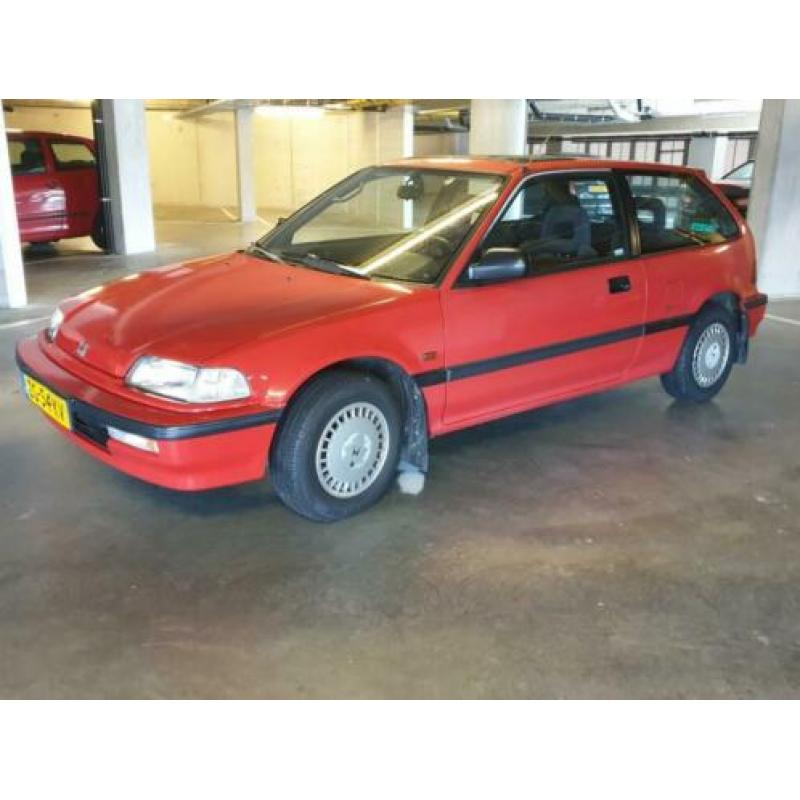 Honda Civic 1.5 I GLX PS 16V AUT U9 1991 Rood 61.433 Km NAP