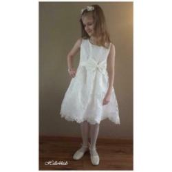 bruidsmeisjes jurkje trouwjurkje bruiidskleding meisje Elsa