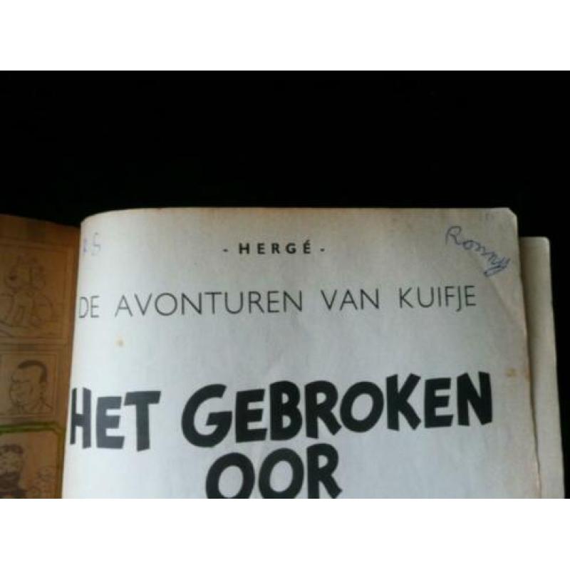 kuifje Het gebroken oor