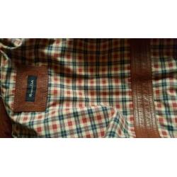Leder jas Massimo Dutti mt 36