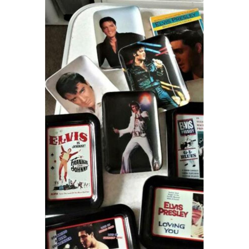 Diverse verzamelspullen van Elvis Presley, zie omschrijving.