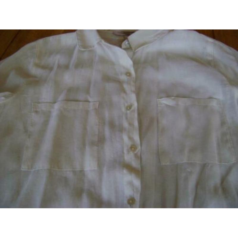 Z.g.a.n. ecru Forever21 blouse, maat S (=M)