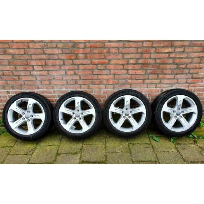 Audi s line 17 inch velgen FACELIFT met Michelin banden 7mm