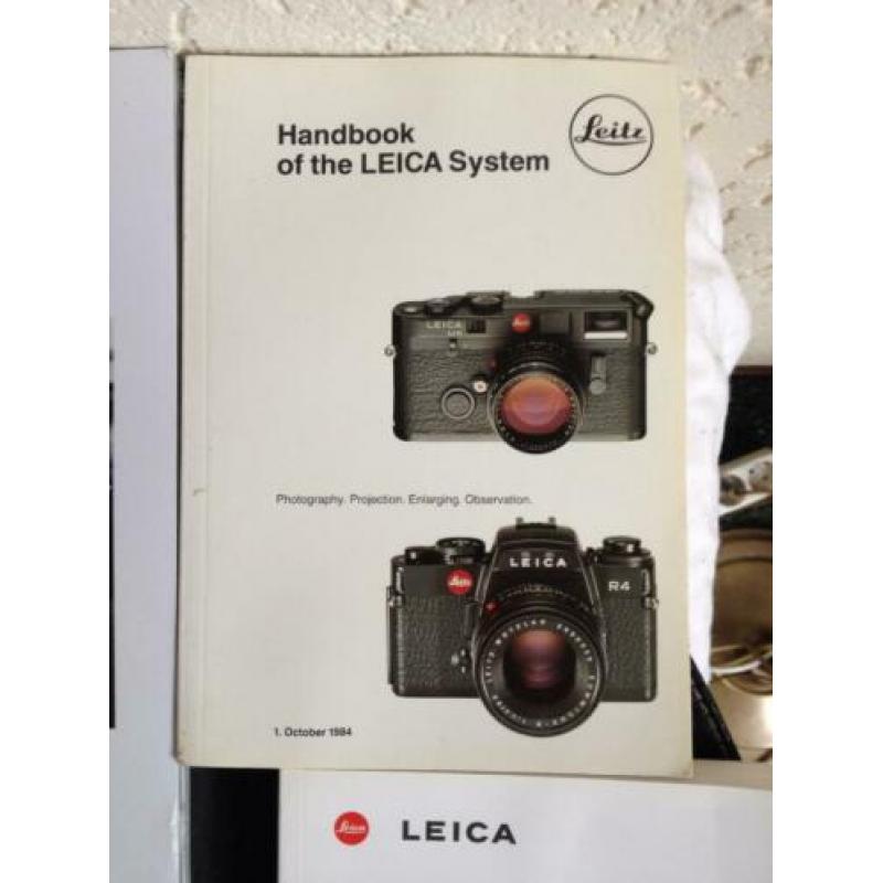 Verzameling Leica handboeken + Fotoboek - 8 stuks