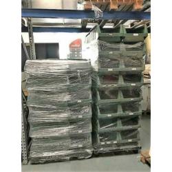 Ekwo magazijnbakken grijpbakken sorteerbakken 50x32x23 bak