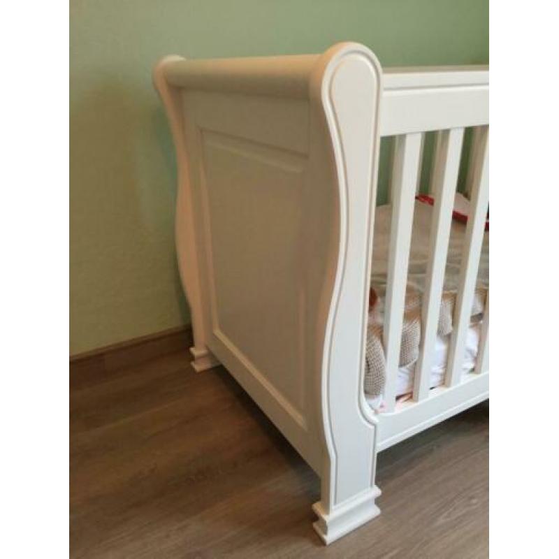 Compleet Kidsmill baby ledikant wit, gebruikt door 1 kind