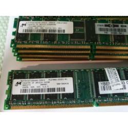 Partij 256MB DDR Geheugen 333 266 PC2100 HP Kingston CL2.5
