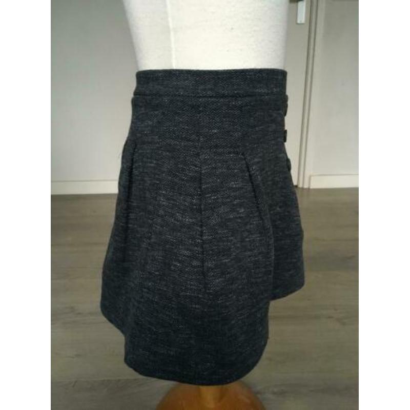 ZARA prachtige rok nieuwstaat, donkergrijs mt 128 D15