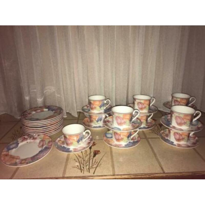 Villeroy & Boch kopjes schotels taartenbordjes