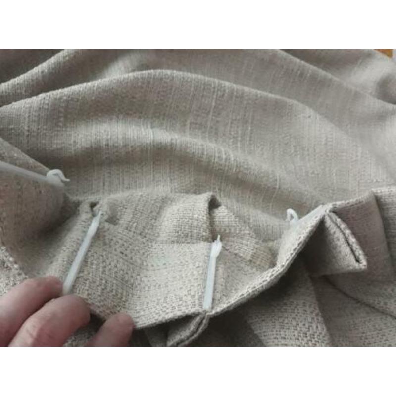 Zware kwaliteit beige gordijnen
