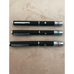 Laser pennen 3 stuks