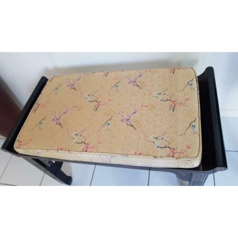 Houten krukje (Chinese lak - piano bankje)