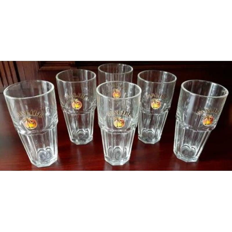 6 MALIBU glazen