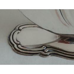 Art nouveau verzilverde servethouder