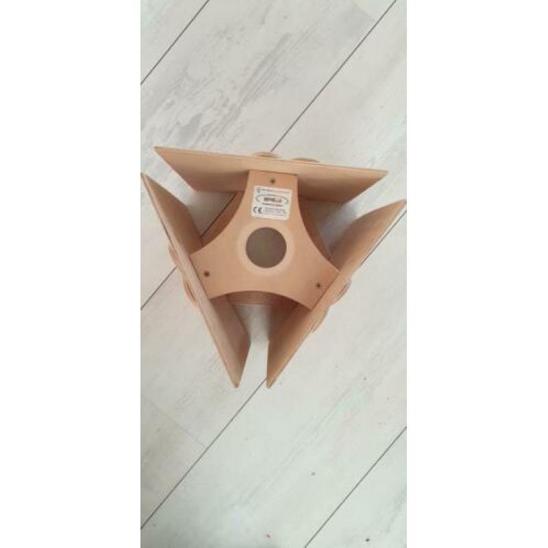 Mooie nette houten lamp van Nijntje handgemaakt