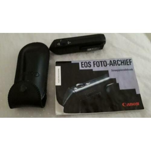 Canon EOS foto archief streepjescodeboek 3 euro