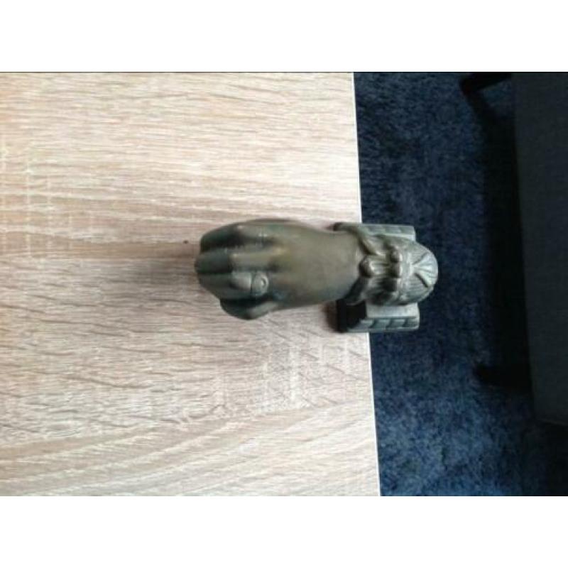 Bronzen deurklopper - hand