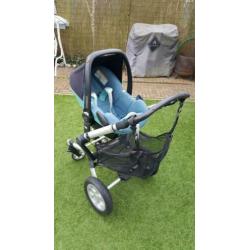 Fijne Joolz kinderwagen met reiswieg, stoel & vele accessoir