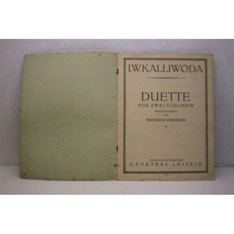 Edition Peters I.W. Kalliwoda Opus 180