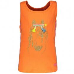 Nieuw shirtje Kidz Art oranje paard maat 110/116