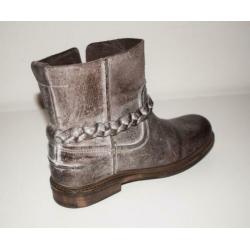 YELLOW CAB - leren Hooked laarzen Brown - maat 37