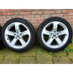 Audi s line 17 inch velgen FACELIFT met Michelin banden 7mm