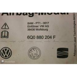 Bijrijdersairbag Volkswagen Polo 9N 6Q0880204F